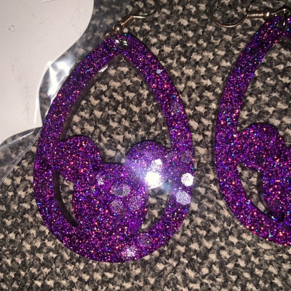 Cute, Mickey mouse, resin earrings
